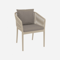 Silla de Jardín Portofino- Apilable- Cojín Incluido- Varios Colores- Siesta Exclusive®- Exterior  SIESTA EXCLUSIVE