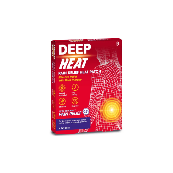 DEEP HEAT Parches X 4 Unidades