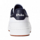 Zapatillas Bajas de Cuero Court  RALPH LAUREN