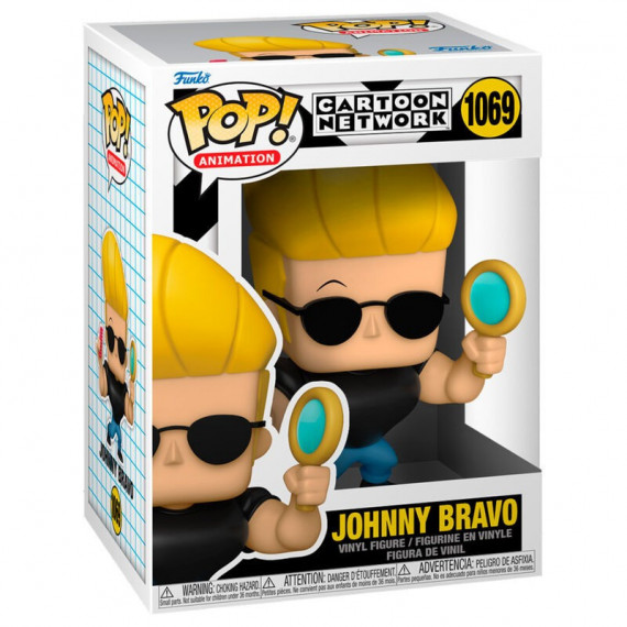 FUNKO Pop Johnny Bravo con Espejo y Peine Cartoon Network 1069