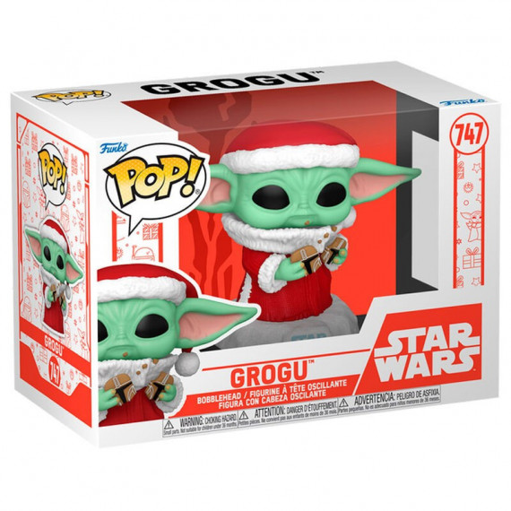 FUNKO Pop Grogu Navidad Mandalorian 747