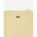 Camiseta LACOSTE Amarillo Pastel Logo Estampado