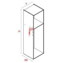 Módulo Despenseros Blanco De 220 Cm X 58 Cm X 60 Cm