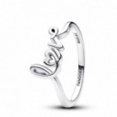 PANDORA Anillo en Plata de Ley Love Escrito a Mano 193058C00