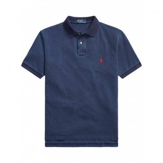 Polo RALPH LAUREN - SSKCOFM1-SHORT Sleeve-polo Shirt - Newport Navy - 710850860010/NEWPORT Navy