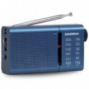 DAEWOO DW1036 Radio Reloj Am/fm Azul
