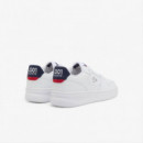 L001 Set 225 1 Sma Wht/nvy/red  LACOSTE