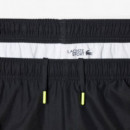Short Noir/jaune Fluo  LACOSTE