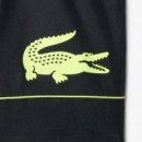 Short Noir/jaune Fluo  LACOSTE