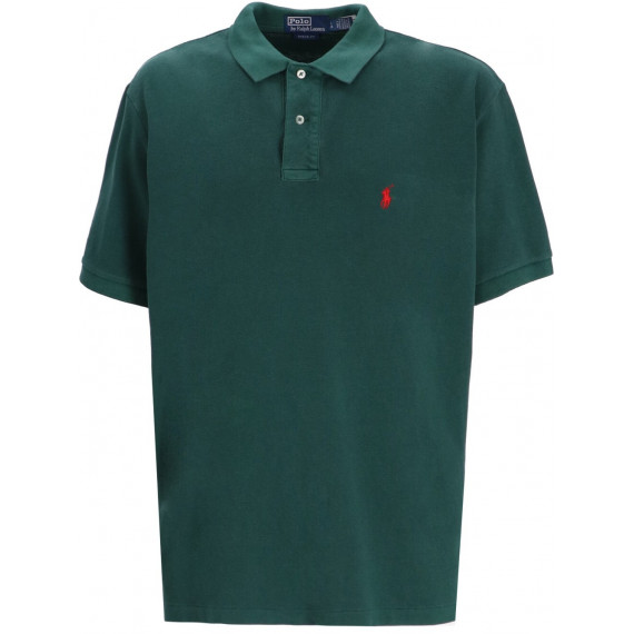 Polo RALPH LAUREN - SSKCOFM1-SHORT Sleeve-polo Shirt - Moss Agate - 710850860041/MOSS Agate