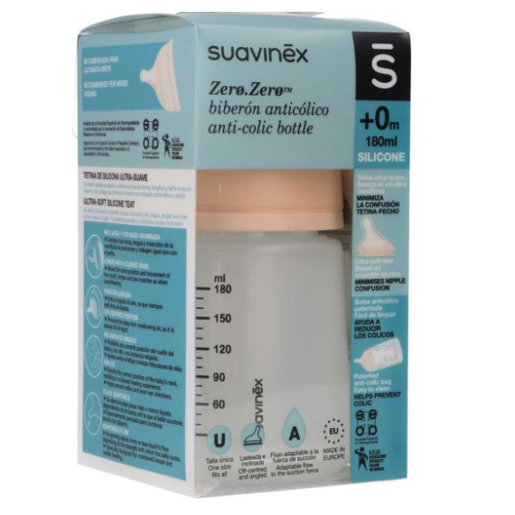 SUAVINEX Biberon Anticolico T Silicona + 0 Meses