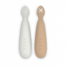 SUAVINEX Set 2 Precucharas Silicona Beig