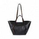 Bolso Shopper Detalles en Efecto Piel Animal Print  LOLA CASADEMUNT