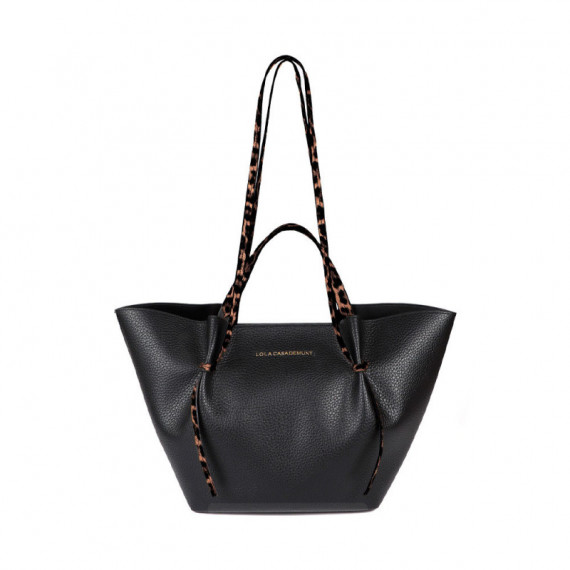 Bolso Shopper Detalles en Efecto Piel Animal Print  LOLA CASADEMUNT