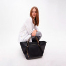 Bolso Shopper Detalles en Efecto Piel Animal Print  LOLA CASADEMUNT