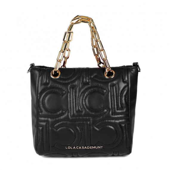 Bolso Mini Shopper Acolchado Logotipado  LOLA CASADEMUNT
