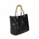 Bolso Mini Shopper Acolchado Logotipado  LOLA CASADEMUNT