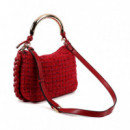 Bolso de Hombro de Tweed Personalizado con Asa Metálica  LOLA CASADEMUNT