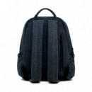 Mochila denim Mickey mediana