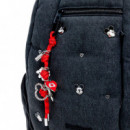 Mochila denim Mickey mediana