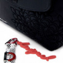 Mochila Solapa Grabados Pequeña  DESIGUAL