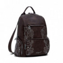 Mochila Bolsillos Tachuelas Pequeña  DESIGUAL