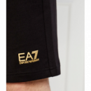 Bermuda EA7 Negra Logo Dorado  ARMANI EXCHANGE