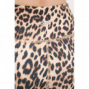 High Waist 7/8 Printed Tight Roar Whiske  DKNY