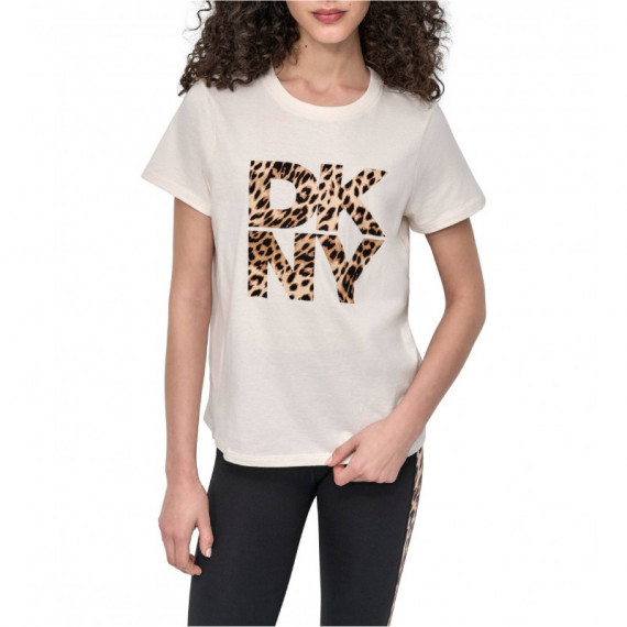 DKNY New York Crew Neck Eggnog/black/whi