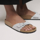 Madrid Syn Shiny Glitter Silver  BIRKENSTOCK