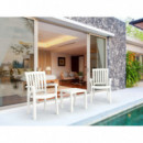 Silla de Jardín Malibu- Apilable- Color Blanco- Siesta Exclusive®- Exterior  SIESTA EXCLUSIVE