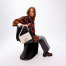 Bandolera Tres Compartimentos y Solapa  LOLA CASADEMUNT