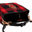 Bolsito Tejido Cuadros Parche Escudo  LOLA CASADEMUNT