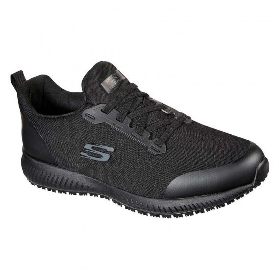 Slip On Athletic W/ Slip Resistant Bottom Black Textile/synthetic SKECHERS
