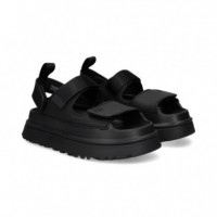 Sandalia 3 Velcros Negro  UGG