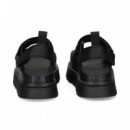 Sandalia 3 Velcros Negro  UGG