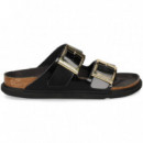 Pala 2 Hebillas Charol Negro  BIRKENSTOCK