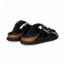 Pala 2 Hebillas Charol Negro  BIRKENSTOCK