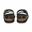Pala 2 Hebillas Charol Negro  BIRKENSTOCK