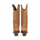 1/2 Bota Cowboy Boradada ante Marron  VEXED SHOES COMPANY