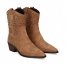 Botin Cowboy Bordada ante Marron  VEXED SHOES COMPANY