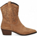 Botin Cowboy Bordada ante Marron  VEXED SHOES COMPANY