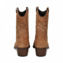 Botin Cowboy Bordada ante Marron  VEXED SHOES COMPANY