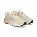 Talon Leopardo Ante+textil Hielo  PREMIATA