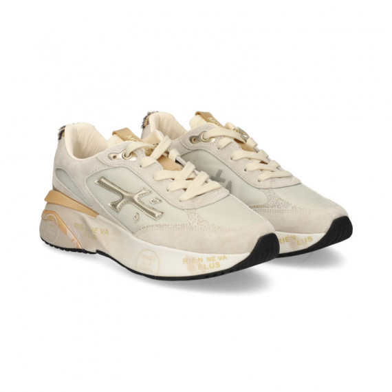 Talon Leopardo Ante+textil Hielo  PREMIATA