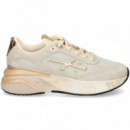 Talon Leopardo Ante+textil Hielo  PREMIATA