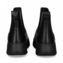 Botin Elasticos Lados Piel Negro  FITFLOP