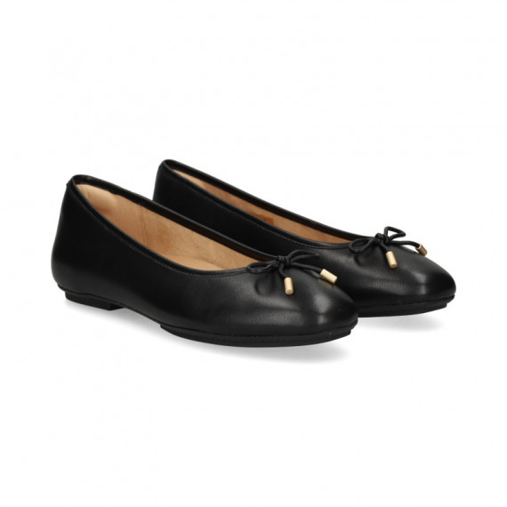 Bailarina Lazo Piel Negro  FITFLOP