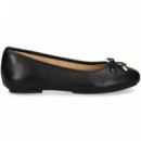 Bailarina Lazo Piel Negro  FITFLOP