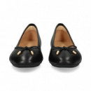 Bailarina Lazo Piel Negro  FITFLOP